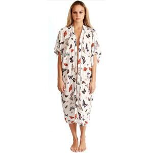 Butterfly Print cover up kimono cardigan luxe Size XL/ L NEW by REVOLVE